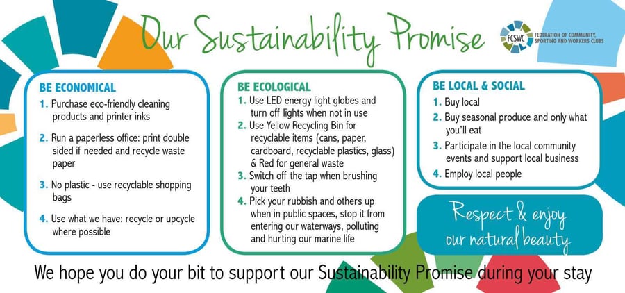 FCSWC - Our Sustaianbility Promise FCSWC - Our Sustaianbility Promise
