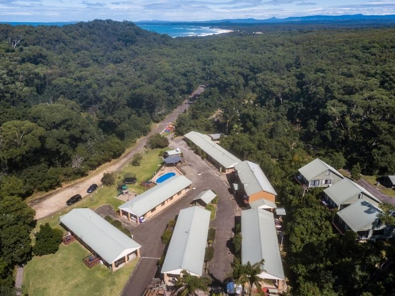 Aerial of Haven Holiday Resort in Sussex Inlet