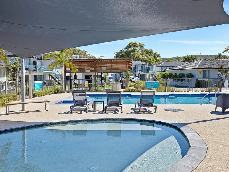 Toddler and full sized pools at Seaside Holiday Resort in Fingal Bay  (800 × 600mm) (800 × 600mm)-1