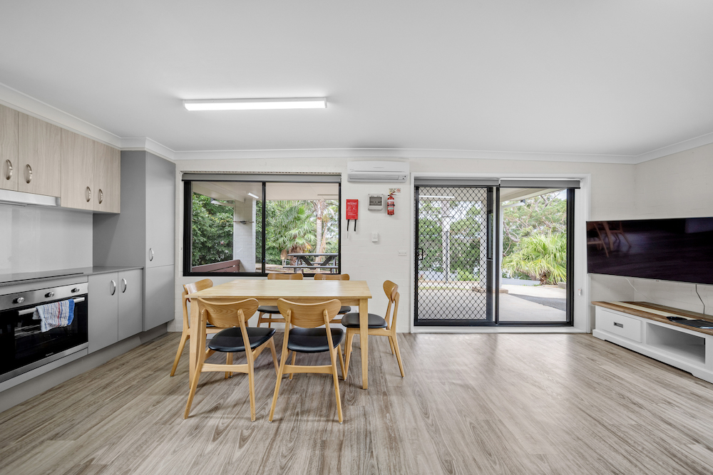 Haven 2Bdr Apartment open plan kitchen, dining and loungeroom Haven 2Bdr Apartment open plan kitchen, dining and loungeroom